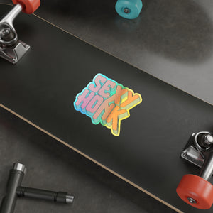 Sexy Honk Holographic Die-cut Stickers
